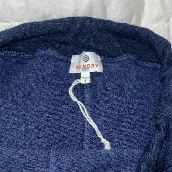 SUNDRY navy skirt size large - Picture 2 of 5